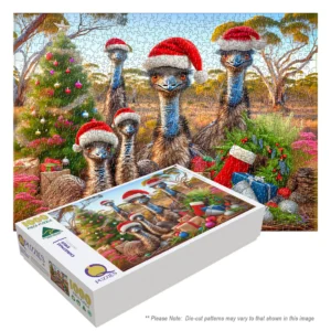 Christmas Emus - 1000 Piece